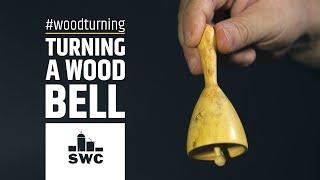 Woodturning a wooden bell