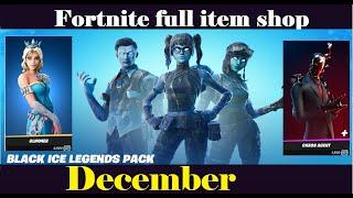 Fortnite Item Shop *NEW* BLACK ICE LEGENDS BUNDLE! December 23 2021 (Fortnite Battle Royale)