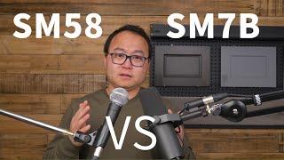 Can you tell  the difference? Shure SM7B vs SM58