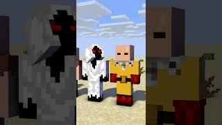 Herobrine Win Push Up Challenge Vs Saitama Vs Notch Vs Entity #shorts #minecraft #sigma