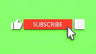 Green Screen Subscribe Button I Like Subscribe Bell Icon Green Screen I Green Screen Video I