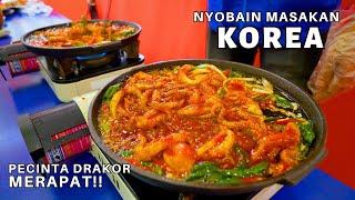 Makan Gurita & Ceker Pedas Korea di Warung Tenda Ala Drakor || NOLDA POCHA