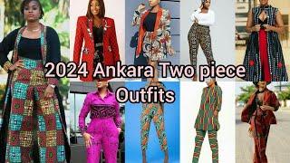 Top 40+ Ankara two piece outfits 2024 | Ankara styles for ladies | Ankara dress designs 2024