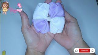 Laço sheila milena gastando pouca fita #iniciante #diy #passoapasso