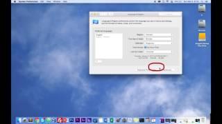 How to change the language Macbook - Mac OS X