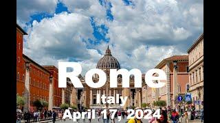 【12-8 Mediterranean 2024】A Hop-On Hop-Off Bus Tour of Rome.  . 意大利罗马： 西方文明的摇篮之一，永恒之城。