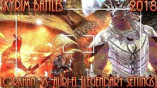 Skyrim Battles - BONUS - Lorkhan vs Auri-El [Legendary Settings]