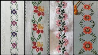 Very Attractive & Stylish Cross Stitch Boderline Designs Collections #2024 #charsutikerhai