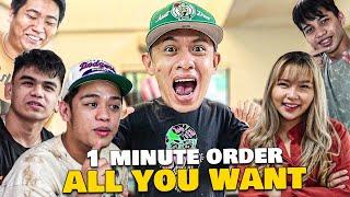 ORDER ALL YOU WANT IN JUST 1 MINUTE! (GRABE TO!)