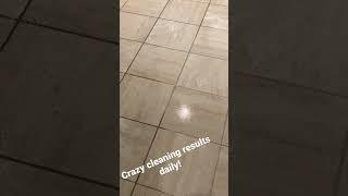 Travertine & grout cleaning! #memphis #tile #grout #cleaning #rotoclean #cleaning #professional
