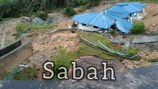 Gemparrr || Info terkini  Tanah Rvntuh Di Ranau, Sabah || A M4ssive Landslide In Sabah