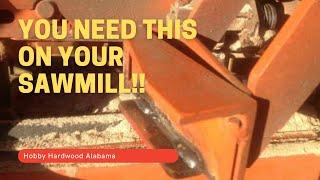 Secret Sawmill Upgrade - The Best Thing You Can Do!  Don't believe it? Watch This! at Hobby Hardwood