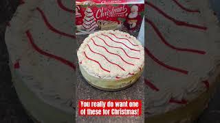 Little Debbie Christmas Tree Cake Cheesecake. It has a Whole box of Christmas tree cakes baked in it
