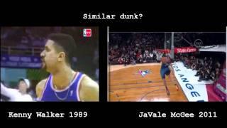 Dunk Archive: Kenny Walker and JaVale McGee