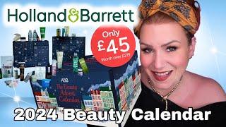 *BEST UNDER £50* HOLLAND & BARRETT CLEAN BEAUTY ADVENT CALENDAR 2024 UNBOXING