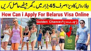 Step-by-Step Guide to Applying for a Belarus Visa Online as a Pakistani !! Belarus Visa  