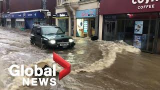 UK towns flooded, residents evacuated as Storm Dennis hits region