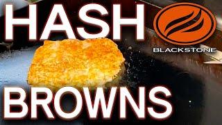 HOW TO MAKE HASH BROWNS FROM SCRATCH ON THE BLACKSTONE GRIDDLE - EASY RECIPE!