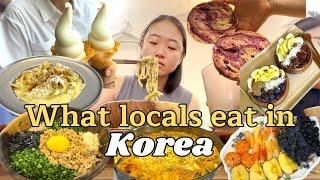 Flying back to Korea  | Meeting my parents' new dog, showing what locals eat in Korea VLOG