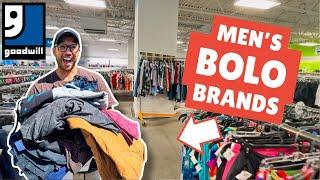 Thrifting Men's BOLO Brands to Resell for HUGE Profit at Goodwill! Best Side Hustle?