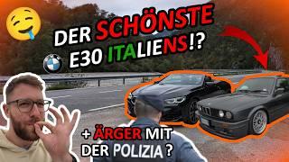 Den schönsten BMW E30 Italiens entdeckt!  + Probleme mit der Polizei!?  im BMW M850i