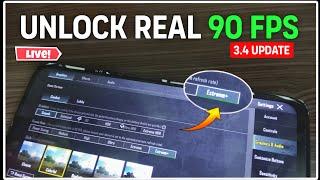 Unlock 90 FPS in Bgmi  Bgmi Lag Problem new Update 3.4