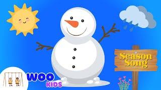 Season Song | Kids Learning Video | Woo Kids