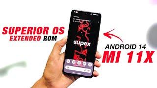 Superior OS Extended For Mi 11X & POCO F3 | Android 14 | Bugs & Features | Full Detailed Review