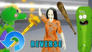 Roblox GRANNY LISA vs Pickle Rick JUMPSCARES But Reverse - Roblox Piggy RolePlay