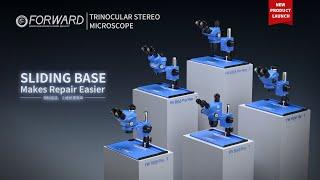 FORWARD Synchronous Zoom Trinocular Stereo Microscope Series!Select the microscope you prefer.