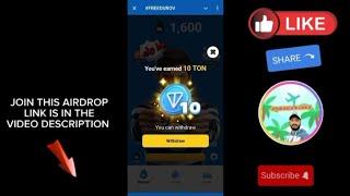 FreeDurov Telegram Airdrop | Free Ton Airdrop #freedurov bot | claim latest telegram airdrop