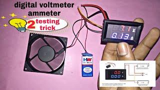 DC 100V 10A digital voltmeter ammeter Blue + Red LED Amp circuit diagram and wiring