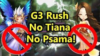 Without using Tiana & Psama getting G3 in Arena Rush - Summoners War