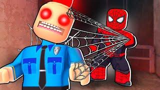 ЧЕЛОВЕК-ПАУК vs ПОЛИЦЕЙСКИЙ АНИМАТРОНИК.. (Роблокс) ROBLOX