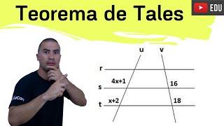 FÁCIL e RÁPIDO | TEOREMA DE TALES | GEOMETRIA