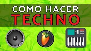 Como HACER TECHNO | 100% FL Studio Tutorial