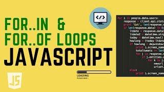 [Javascript] For..In & For..Of Loops 