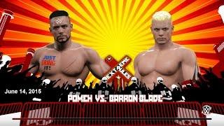 WWE 2K15. POMEH vs BARRON BLADE