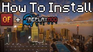 How to Install Replay Mod WITH Optifine 1.20.4 2024