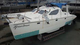 THINGS ARE GETTING CRAZY , PowerTool Party, Fixing Up Hurricane Damaged Catamaran