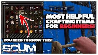 THE TOP 10 CRAFTING ITEMS THAT BEGINNERS SHOULD KNOW BEFORE PLAYING SCUM!