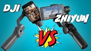 Какой Стабилизатор для Смартфона выбрать? Zhiyun Smooth 4 VS DJI Osmo Mobile 2