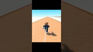 Roblox but every second you get faster #shorts