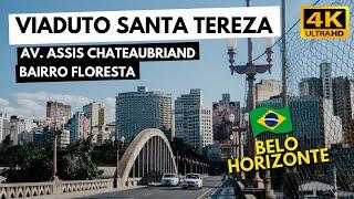 Brazil (Belo Horizonte City) - Santa Tereza viaduct・[4K]