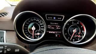 Mercedes benz GL63 AMG 5.5 2013г разгон с места до 130км/ч