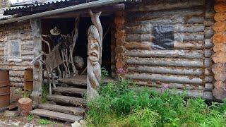 Путешествие на Ямозеро Ч19. Дом, где живёт отшельник на реке Мезенская Пижма. Один в глухой тайге