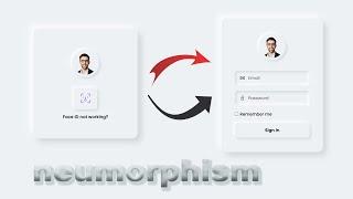 How to create a Stunning Neumorphism Website Sign In Form with Hover Effect (HTML and CSS)