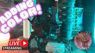 Painting a SCRATCHBASH Mech, cast pieces, and more! Color Theory! Easy hangout!