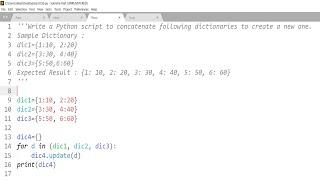 How to concatenate dictionaries in Python || Merge Dictionary