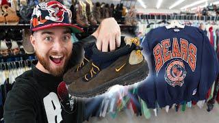 Insane 90s Thrift Finds!! Vintage Clothing, Sneakers, & Decor!